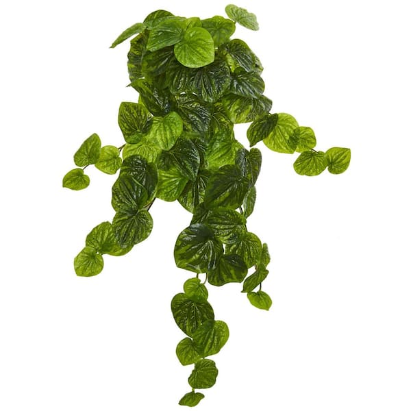 Nearly Natural Indoor 25 Peperomia Hanging Bush Artificial Plant (Set of 6)