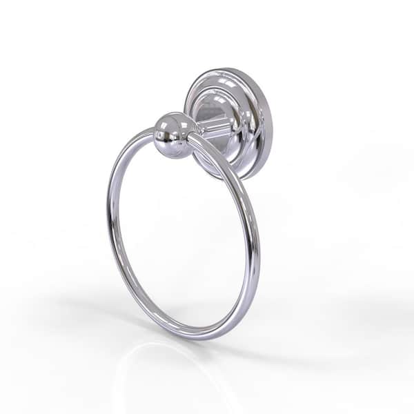 Que New Collection Wall Mounted Towel Ring in Polished Chrome