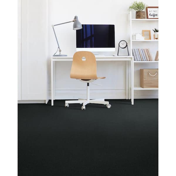 Advance - Carbon - Blue Commercial/Residential 24 x 24 in. Glue-Down Carpet Tile Square (Single) (2 sq. ft.)