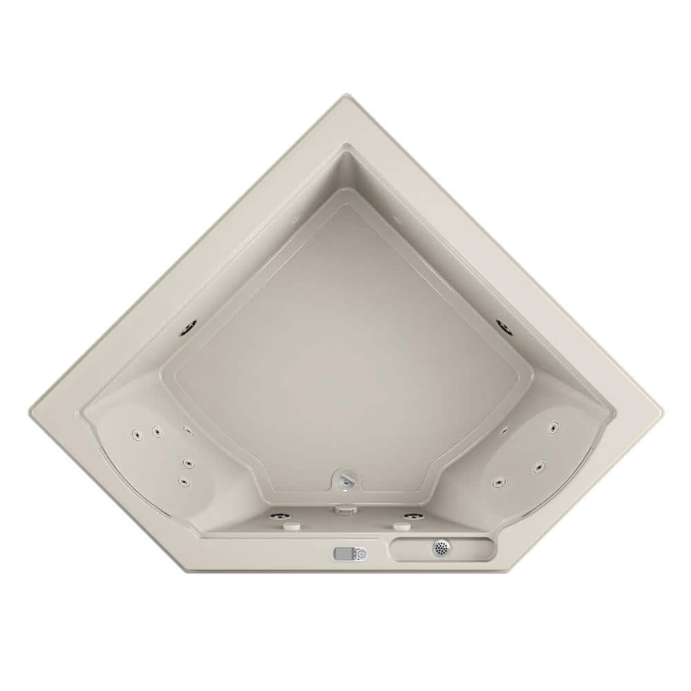 JACUZZI FUZION 65.75 in. x 65.75 in. Rectangular Whirlpool