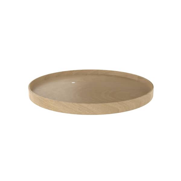 Rev-A-Shelf Natural Wood Full-Circle Lazy Susan for Corner Base Cabinets w/ Swivel Bearing
