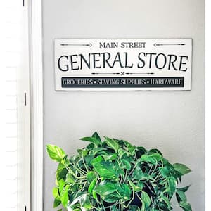 30 in. W x 11 in. H General Store Decorative Sign - Medium