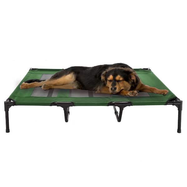 Petmaker Extra Large Green Elevated Pet Bed