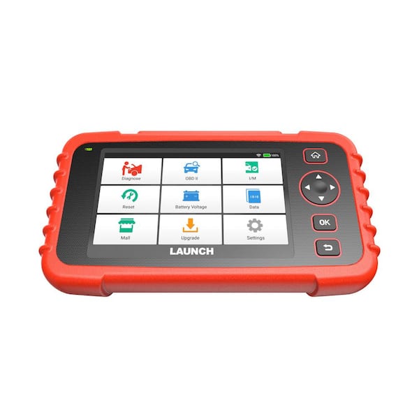 5 in. OBD2 Scanner Vehicle Diagnostic Car Code Reader with All Systems and 3 Functions