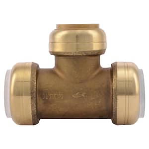 1 in. Push-to-Connect PVC IPS x Push-to-Connect PVC IPS x Push-to-Connect CTS Brass Slip Tee Fitting