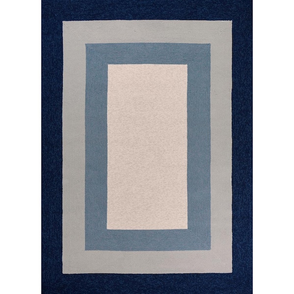Libby Langdon Slate/Navy Highview 5 ft. x 8 ft. Area Rug