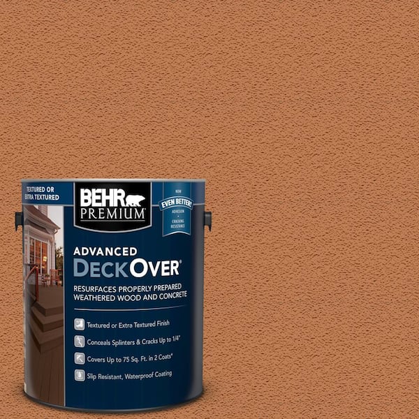 BEHR Premium 1 gal. #SC-122 Redwood Naturaltone Solid Color Waterproofing Exterior Wood Stain and Sealer