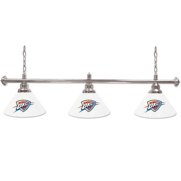 Trademark NBA 3-Light Oklahoma City Thunder Billiard Lamp
