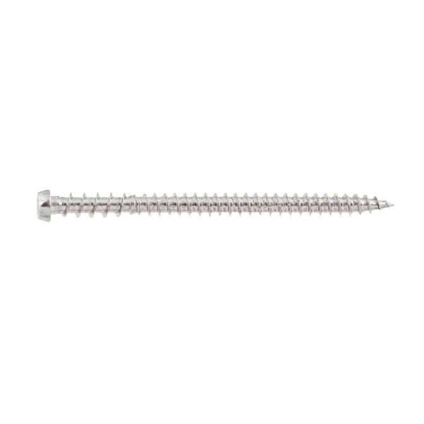 DECKMATE Marine Grade Stainless Steel #10 X 3 in. Composite Deck Screw 1lb (Approximately 71 Pieces)