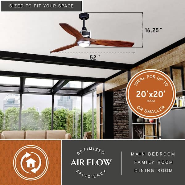 Vaxcel International F0057 52 in. Curtiss Ceiling Fan Vaxcel International F0057 52 in. Curtiss Ceiling Fan