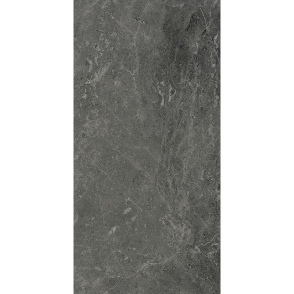 Modtique Salon Grey 12 In X 24 In Porcelain Floor Tile 15 62 Sq Ft   Dark Gray Matte Porcelain Tile Cftimtq3012x24b 64 1000 