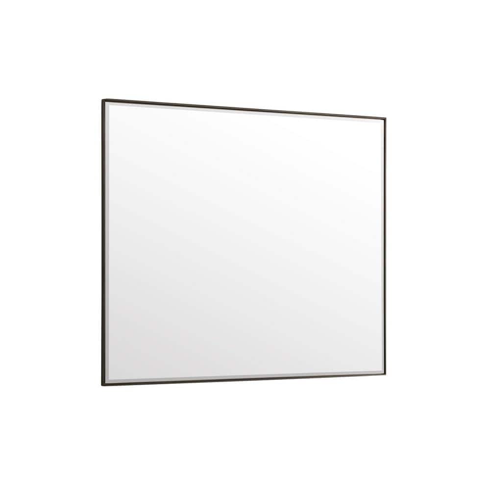 Champagne Brass 40" x 48" Rectangular Vanity Mirror