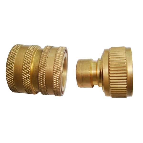 Beast Brass Garden Hose Quick-Connect for Pressure Washer