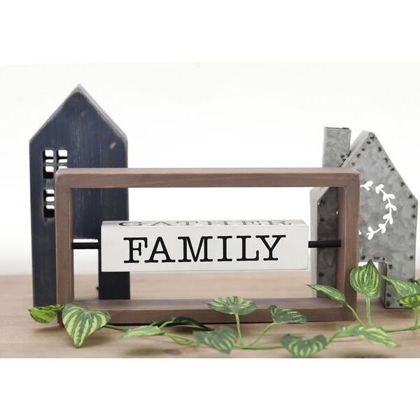 Family Letters Tabletop Sign 
