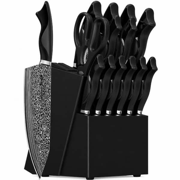 Numhew 15-Piece High Carbon Stainless Steel German-Style Kitchen
