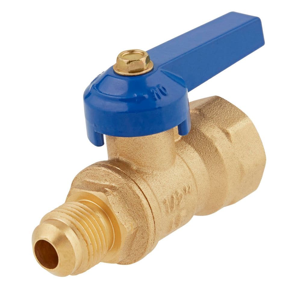 Everbilt 3/8 in. Flare x 1/2 in. FIP Brass Valve Fitting 801249