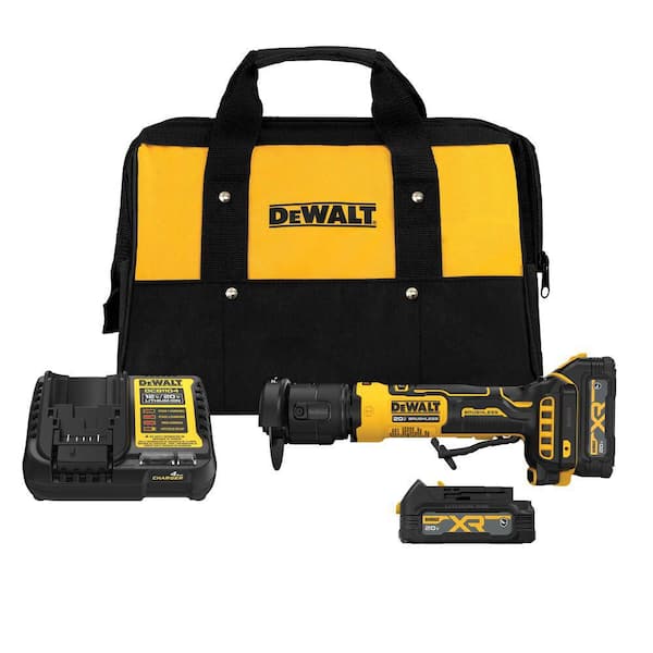 ATOMIC 20V MAX Lithium-Ion Cordless Brushless 3 in. Cut-Off Tool Kit with (2) 1.7 Ah Batteries, Charger and Kitbag