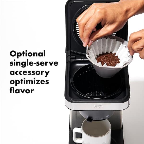 Coffee Maker 8-Cup Pour Over Stainless Steel Filter with Temperature Control 