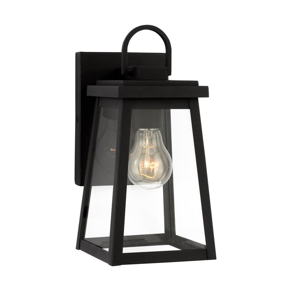 Founders Bronze Black 1-Light Outdoor Lantern with Dimmable Energy Star