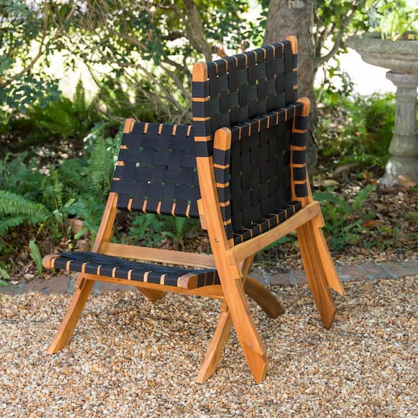 BALKENE HOME Sava Folding Outdoor Wooden Lounge Chair 62774