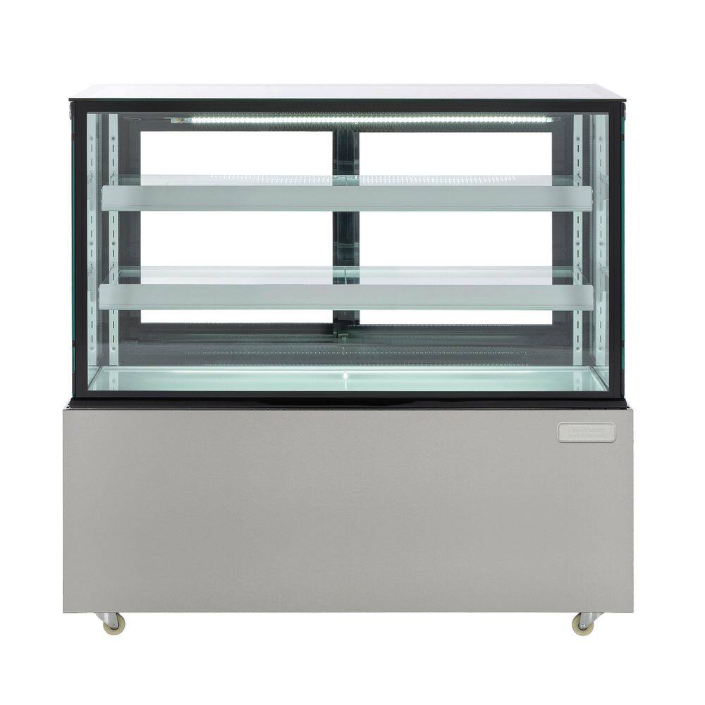 7.5 cu. ft. Commercial Refrigerated Bakery Display Case in Stainless Steel