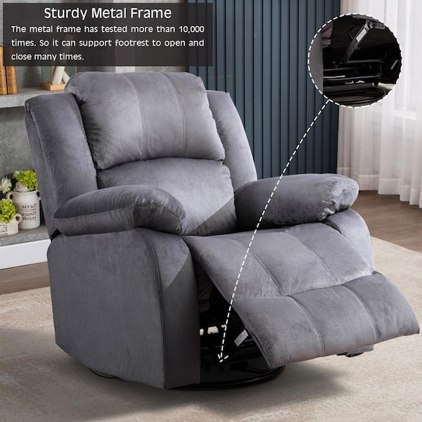 fabric lounge recliner