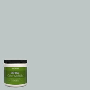 BEHR ULTRA 1 gal. #PPU12-10 Misty Morn Extra Durable Semi-Gloss Enamel ...