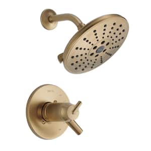 Trinsic TempAssure 17T 1-Handle Shower Faucet Trim Kit in Champagne Bronze with H2Okinetic (Valve Not Included)