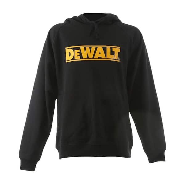 Logan Men's Size XXL Black Cotton/Polyester Water Resistant Hooded Sweatshirt