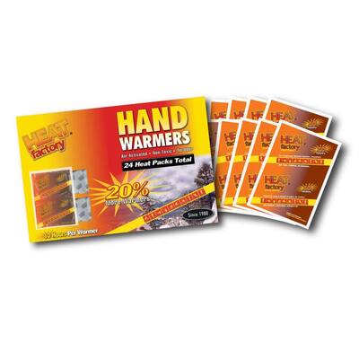 Heat Factory 10 Plus Hour Hand Warmer Pair 12-Contain Pack