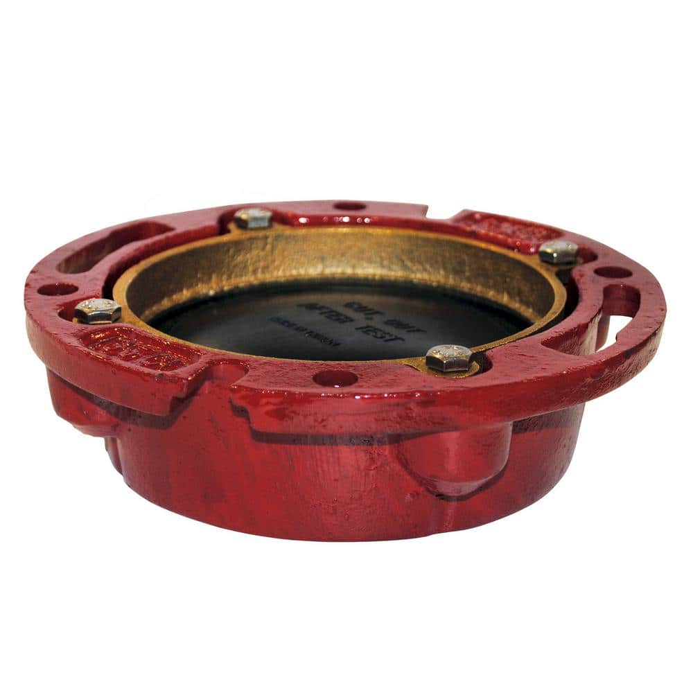 UPC 038753422565 product image for 4 in. Cast Iron Closed Toilet Flange with Test Cap | upcitemdb.com