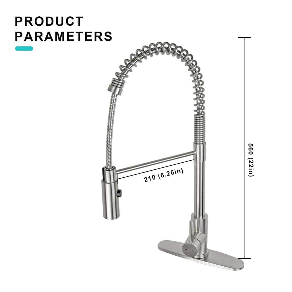 30-Inch Stainless Steel Single Bowl Undermount Kitchen Sink with Faucet