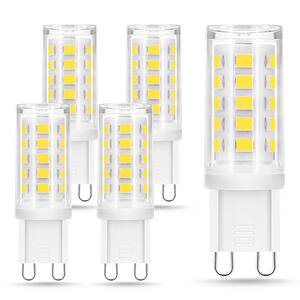 G9 LED Light Bulbs - 40W Equivalent, Non-Dimmable, Daylight 6000K (5-Pack)