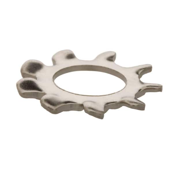 #6 Stainless Steel External Tooth Lock Washers (3-Pieces)