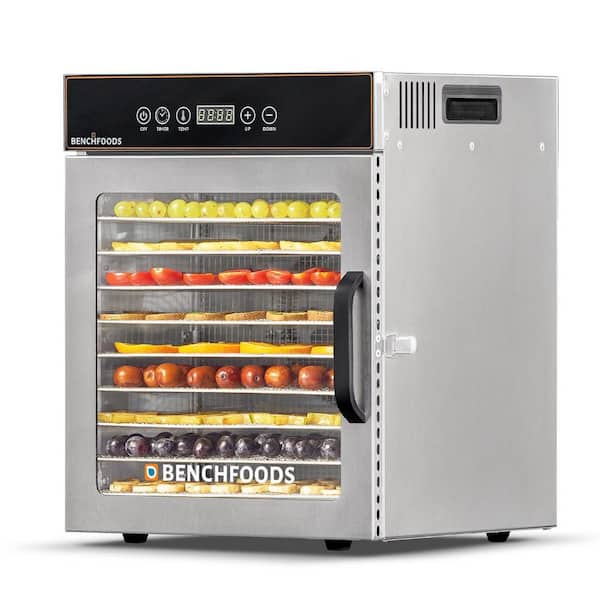 1 Zone / 10 Tray Stainless Steel Domestic Dehydrator