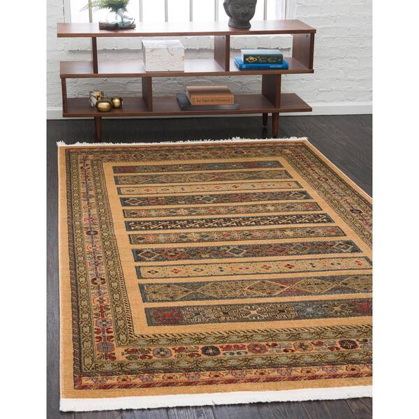 Fars Pasadena Tan 8' 0 x 11' 0 Area Rug