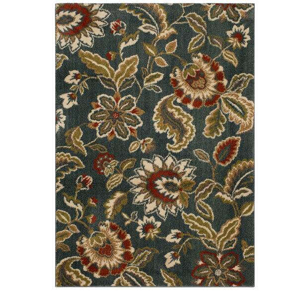 Home Decorators Collection Lucy Dark Slate 8 ft. x 8 ft. Square Area Rug