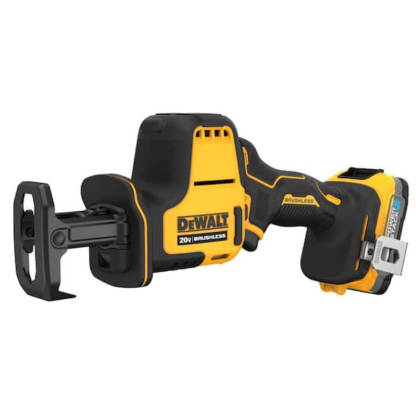 DEWALT Atomic 20V MAX Cordless Brushless Compact Reciprocating Saw & Ratchet Kit with Battery and Charger