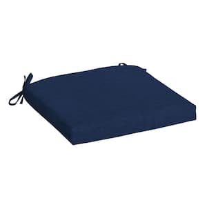 19 in x 18 in Sapphire Blue Leala Rectangle Outdoor Seat Pad
