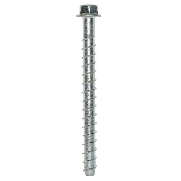 Simpson Strong-Tie Titen HD 3/8 in. x in. Mechanically Galvanized  Heavy-Duty Screw Anchor (50-Pack) THD37500HMG The Home Depot
