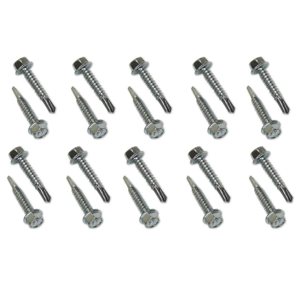 1/4 in. x 1-1/4 in. Hex Metal Self-Driller Screws for E-Tracks (20-Pack) price history on PriceWatchPro