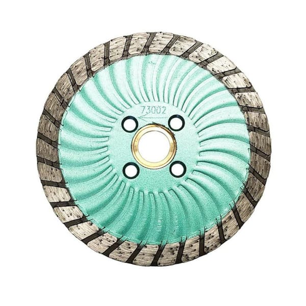 4.5 in. Dia. Diamond Turbo Wave Saw Blade for Granite, Sandstone, Marble, Concrete and Masonry