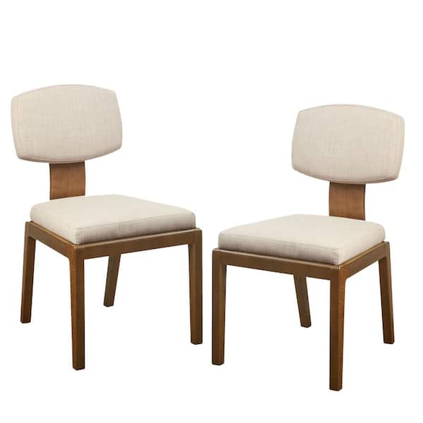 INK+IVY Lemmy Tan Dining Chair Set of 2