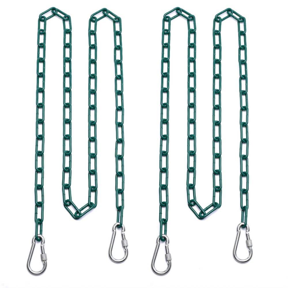 2 Swing Chains 83in Zinc-Plated with Thermoplastic Coating 800 lbs Load Limit 4 Quick Links Indoor Outdoor Use price history on PriceWatchPro