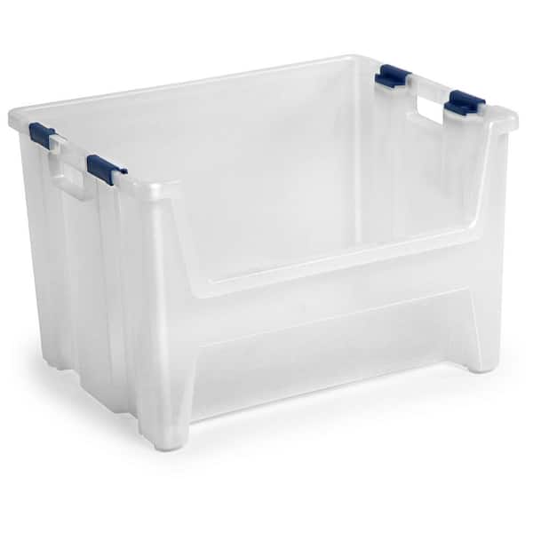 Taurus 13 Gal. Storage Bin in Clear