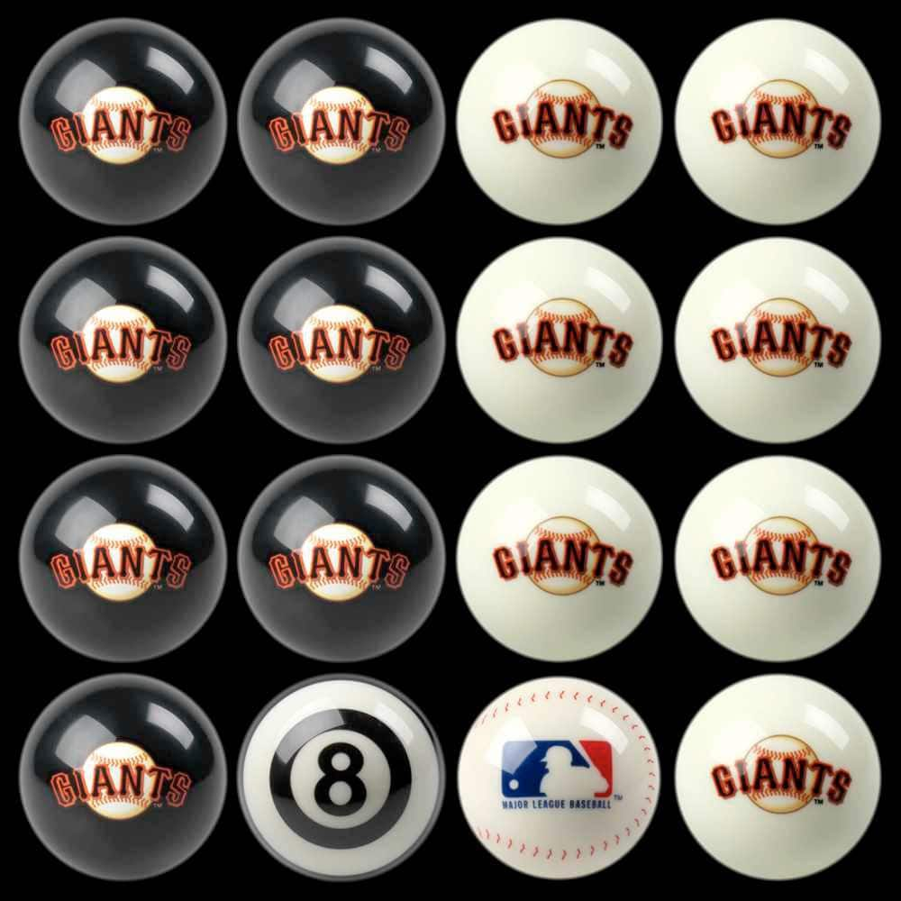 IMPERIAL San Francisco Giants Home Vs Away Billiard Ball Full Set