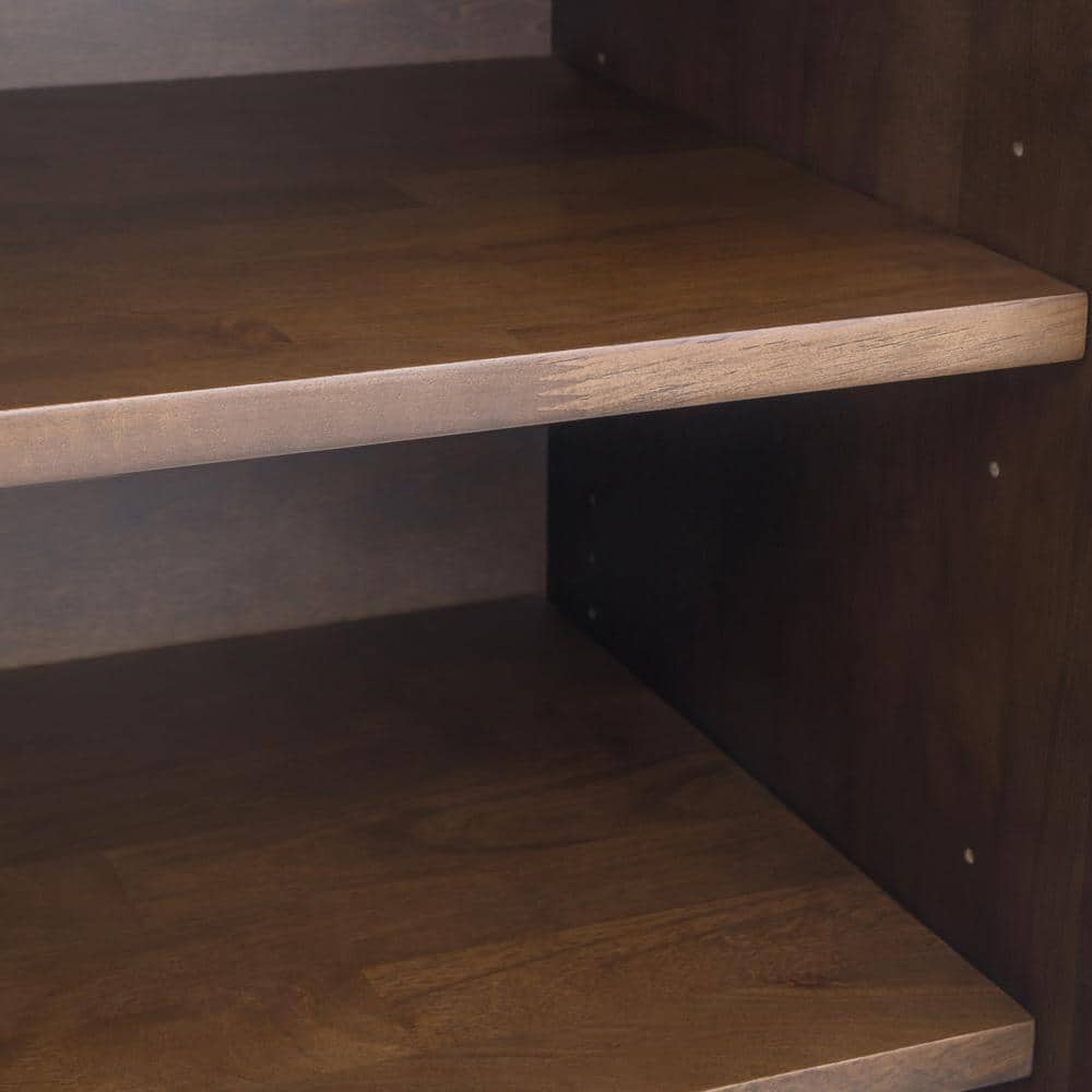 Banting 60" Walnut Brown Rubberwood Mid-Century Modern Sideboard