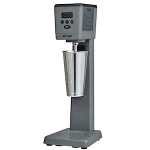 0.72 qt. Milkshake Maker, 3-Speed 375-Watt Electric Milkshake Machine, Single Head Drink Mixer Blender Machine, Grey