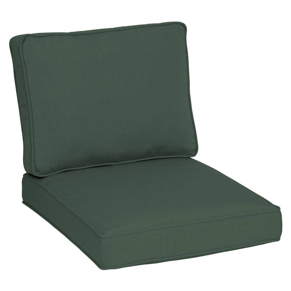 Arden Selections Oasis 26 In X 30 In Plush 2 Piece Deep Seating Outdoor Lounge Chair Cushion In Dark Olive Green Am0hf44b D9z1 The Home Depot Arden Selections Oasis 26 In X 30 In Plush 2 Piece Deep Seating Outdoor Lounge Chair Cushion In Dark Olive Green Am0hf44b D9z1 The Home Depot