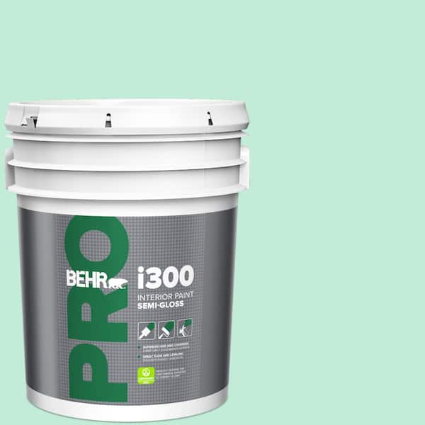 5 gal. #470A-2 Seafoam Pearl Semi-Gloss Interior Paint